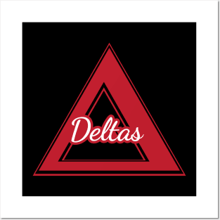 Deltas Reds Devastating Divas 1913 Founding Year Posters and Art